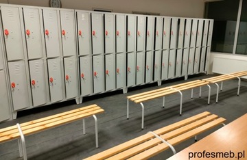 Скамейка гардеробная на металлическом каркасе, 120 см.