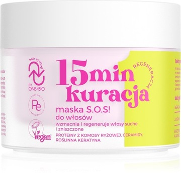 Hair Cycling by ONLYBIO Regeneracja 15 minutowa kuracja maska S.O.S! do wło
