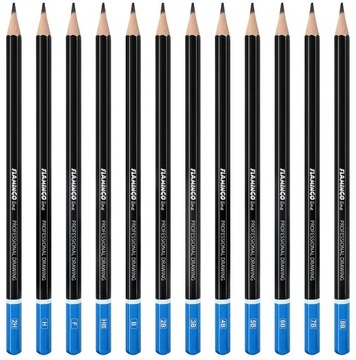 Фламинго НАБОР ТЕХНИЧЕСКИХ КАРАНДАШЕЙ 12 шт. 8В-2Н.