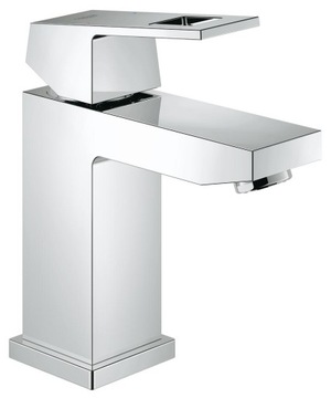 Bateria umywalkowa stojąca chromowana geometryczna rozmiar S Eurocube GROHE