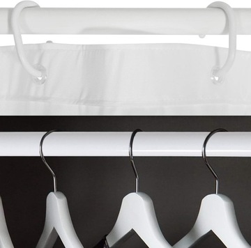 ТЕЛЕСКОПИЧЕСКИЙ ДУШЕВОЙ РАСШИРИТЕЛЬ ДЛЯ ДУШЕВОЙ ЗАВЕСКИ 110 - 200