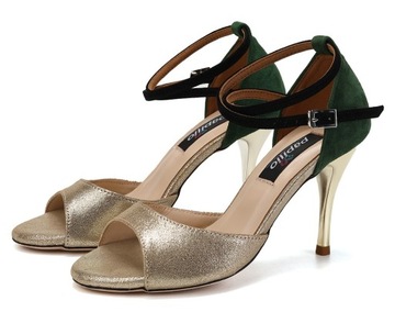 Танго высокие каблуки кожаная обувь 8,5 см