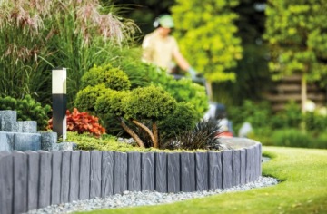 Ограждение для газона GARDEN PALISADA WOOD 0,58 mb темно-коричневый