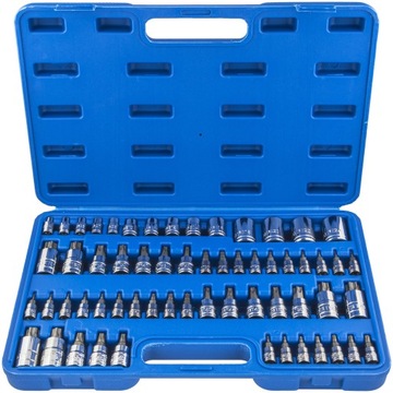 NASADKI KLUCZE TRZPIENIOWE NASADOWE TORX E-TORX TORX PLUS 1/4 3/8 1/2 60 EL