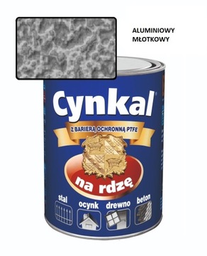 Farba uniwersalna CYNKAL 700ml ALUMINIOWY MŁOTKOWY