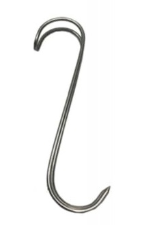 Podwójne haczyki do wędzenia ryb haki 180 x 3 mm 5 szt.