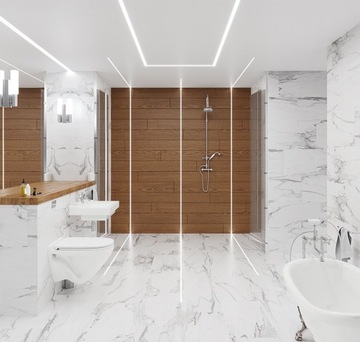 PROFIL LED WODOODPORNY IP67 P11-2 BIAŁY + KLOSZ