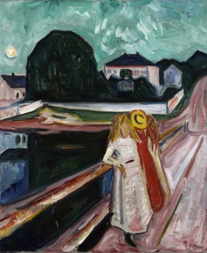 MUNCH EDVARD Dziewczyny na moście obraz na płótnie