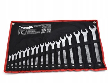 ZESTAW KLUCZY PŁASKO-OCZKOWYCH 17 EL 8-32 25 GW
