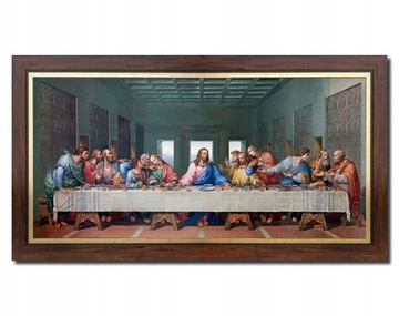 obraz OSTATNIA WIECZERZA LEONARDO DA VINCI + rama
