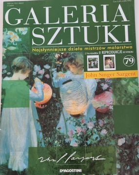 Galeria Sztuki John Singer Sargent tom 79 czasopismo z dodatkiem