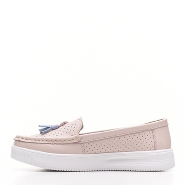 ЖЕНСКИЕ ТУФЛИ НА ПЛАТФОРМЕ МОКАСИНЫ С ЦВЕТНОЙ БАХОЙ SERGIO LEONE 39