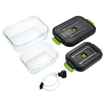 Szklane pojemniki próżniowe na żywność 1,5L 0,65L do zgrzewarki NutriZein