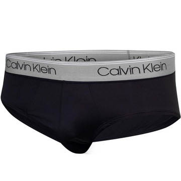 CALVIN KLEIN MAJTKI MĘSKIE SLIPY HIP BRIEF 3PK CZARNE r.L