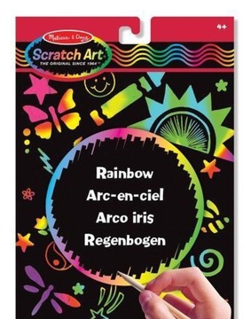 WYDRAPYWANKA ZDRAPKA rysik Tęcza Rainbow Melissa