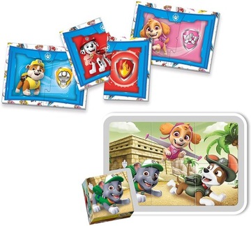 ПАЗЛ PAW PATROL 4В1 ДОМИНО БЛОКИ КЛЕМЕНТОНИ