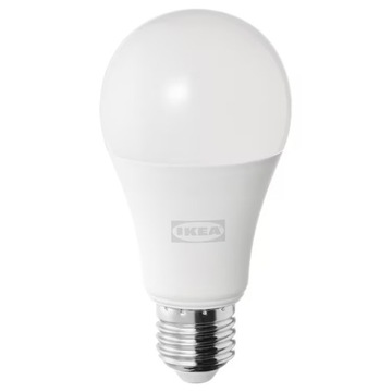 IKEA SOLHETTA ŻARÓWKA LED E27 1521 LM KULA BIAŁA