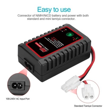Зарядное устройство для комплекта аккумуляторов Nimh/NiCD N8 с разъемом Tamiya