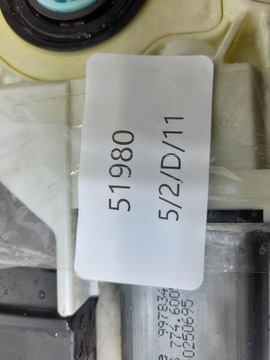 CITROEN C5 MOTOREK OKNO PRAVÝ PŘEDNÍ 997834-102