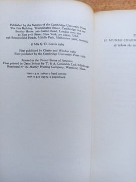 Английская литература в наше время и Ф.Р. Ливис