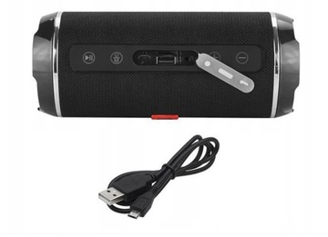 БЕСПРОВОДНАЯ Bluetooth-ДИНАМИКА ВОДОНЕПРОНИЦАЕМАЯ ЗАРЯДКА 3 м, ЧЕРНАЯ