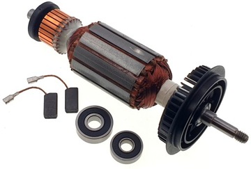РОТОР BOSCH ORYG GWS 780 850 ЩЕТКИ +2 ПОДШИПНИКА