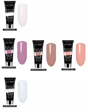 Набор дополнений для ногтей XXL, 16 шт. Акриловый гель, гибкий гель