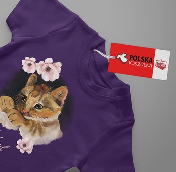 ФУТБОЛКА КОШКИ КОТЯТА ФУТБОЛКА 116 122 КАЧЕСТВО КАЧЕСТВО