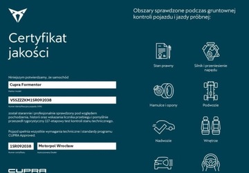 Cupra Formentor Crossover 1.5 TSI 150KM 2025 Cupra Formentor Pakiety, ACC, Digital Cockpit, Podgrzewane fotele, Kamera, zdjęcie 4