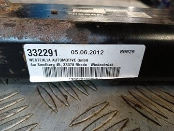 NISSAN JUKE ZAŘÍZENÍ(HÁK) NOSNÍK WESTFALIA 332291 NENÍ  KOULE