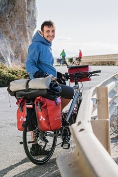 Sakwa rowerowa na kierownicę torba na ramię czerwona - Vaude Aqua Box