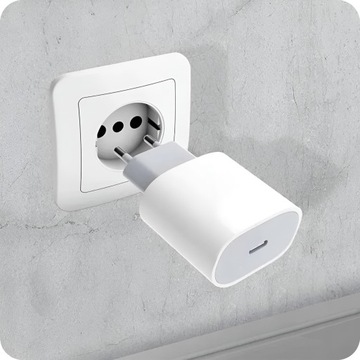 СЕТЕВОЕ ЗАРЯДНОЕ УСТРОЙСТВО USB-C 20 ВТ ДЛЯ IPHONE 11 12 13 14 15 PRO MAX PLUG