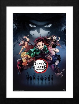 DEMON SLAYER - FRAMED PRINT SLAYERS (30X40)