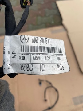 MERCEDES GLE GLS X166 INSTALACE SVAZEK PDC A1665407801