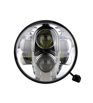 REFLEKTOR LED OKRĄGŁY CHROMOWANY 7 CALOWY 9-36V