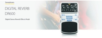 DR600 Digital Reverb Podłogowy efekt gitarowy Behringer + KABEL