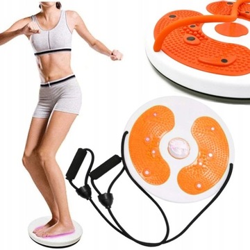 TWISTER OBROTOWY Z LINKAMI MASAŻER 28cm POMARAŃCZOWY