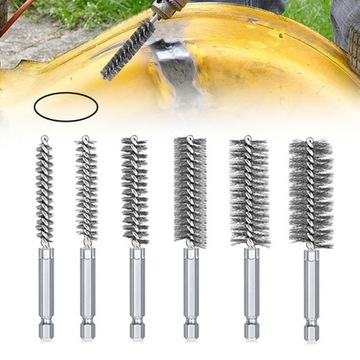 ЩЕТКИ С 6 ОТВЕРСТИЯМИ, ПРОВОЛОЧНЫЕ ЩЕТКИ ДЛЯ ОЧИСТКИ И ЗАПРАВКИ ТРУБ