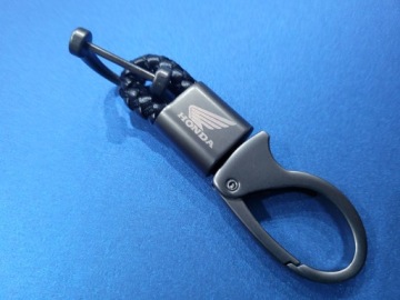 Плетеный брелок Honda Черный