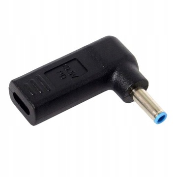 Adapter do ładowania laptopa typu C Czarny