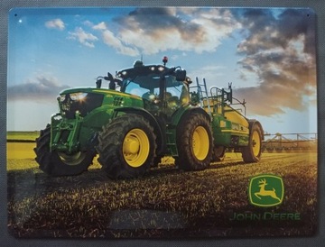 Подарочный плакат на доске 30х40см John Deere Photo
