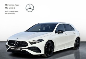 Mercedes Klasa A W177/V177 Hatchback Facelifting 2.0 220 190KM 2024 Mercedes-Benz Klasa A 4Matic AMG Line Multibeam AndroidAuto Pamiec foteli