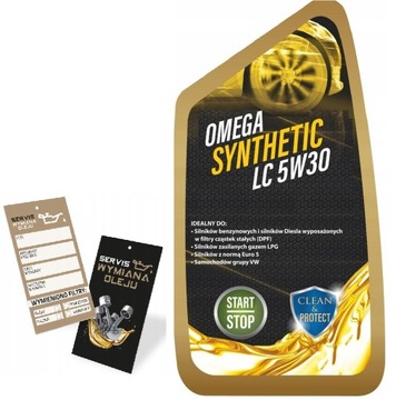 OLEJ OMEGA SYNTHETIC 504 507 Longlife 5W30 20L