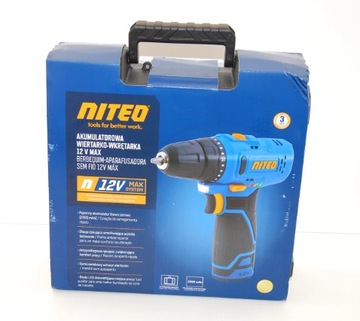Niteo Akumulatorowa wiertarko-wkrętarka 12 V Max