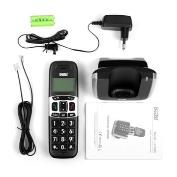 Беспроводной стационарный телефон DECT с большой цифрой