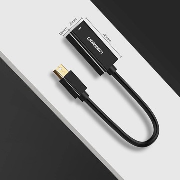 Ugreen HDMI — адаптер Mini DisplayPort FHD 1080p, Thunderbolt 2.0