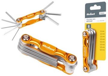 ZESTAW KLUCZY ROWEROWYCH ROWER IMBUS KLUCZ 8W1
