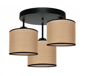 Lampa Sufit Plafon Żyrandol Eko Juta styl Boho E27