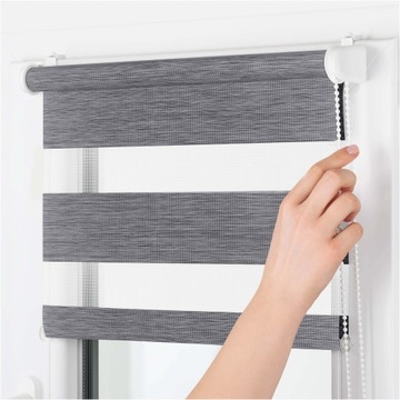 Рулонные шторы премиум-класса день-ночь 57x150 DecoDesign