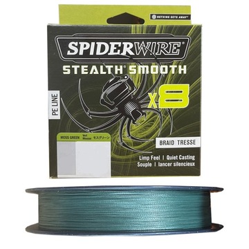 Plecionka Spiderwire Stealth Smooth8 X8 PE BRAID 0,13mm x 150m Zielona